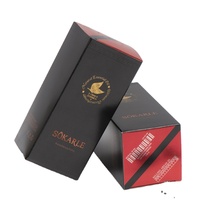 Boîte de parfum vide 50 ml, design découpé, écologique, prix usine, papier de luxe 350 g/m², pelliculage mat, recyclable