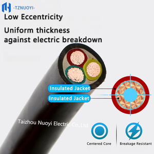 Cables Eléctricos RVV, Núcleo de Cobre Puro, Aislamiento de PVC, <span class=keywords><strong>Cable</strong></span> Eléctrico Flexible de Uso Industrial, Diámetro de 1/1.5/2.5/4 mm - Product Image 3
