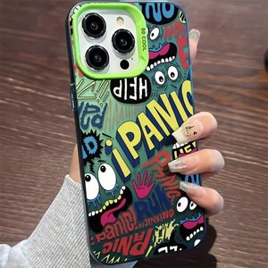 Funda de teléfono Ins Design Street Doodle Graffiti Chicken Tracks IMD a prueba de golpes para <span class=keywords><strong>iPhone</strong></span> 16 15 Pro Max 14 13 12 <span class=keywords><strong>11mini</strong></span> - Product Image 6