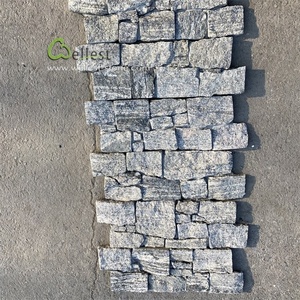 Panel de pared con forma de Z, granito gris, venas aleatorias - Product Image 1