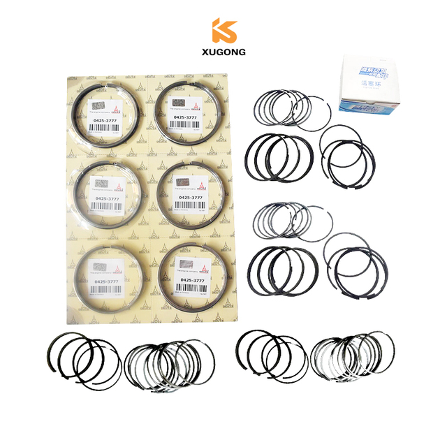 Excavator Engine Parts 6hk1 6d102 Engine Piston Ring Set 50mm 65mm 74mm 75mm 76mm 82mm 100mm 105mm