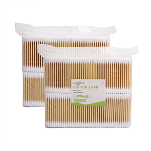 Botões de orelha redondos para mim, embalado com bastão de bambu para orelhas, 1000 unidades, em sacos de polibag - Product Image 5