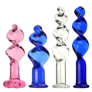 4 PCS Jenis Kaca Biru <span class=keywords><strong>Anal</strong></span> <span class=keywords><strong>Plug</strong></span> Seks Mainan untuk Wanita Masturbasi G-Tempat Merangsang Mainan Seks Dewasa - Product Image 1