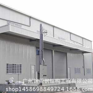 Bâtiment d'atelier en structure acier Jin Ge, conception industrielle, charge de toit de plus de 20 lb/ft² pour usine - Product Image 5