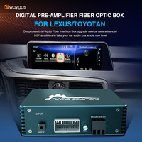 Ewaygps Audio Fiber Interface Box Préamplificateur Audiophile Voiture Hifi Son Stéréo Mise À Niveau Optique Pont pour lexus toyota IEBUS
