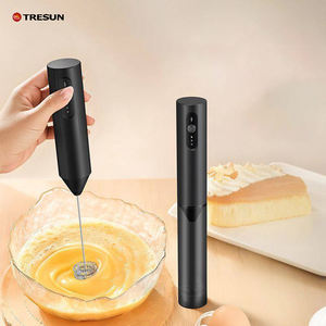 Mousseur à lait automatique portatif rechargeable USB, mousseur à lait électrique et vapeur pour café - Product Image 4