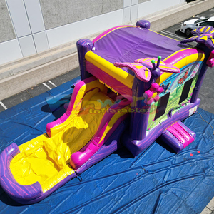 <span class=keywords><strong>Castillo</strong></span> Inflable Comercial para Adultos con Tobogán, Equipo para Fiestas, Combo de Brincolín Inflable para Exteriores - Product Image 5