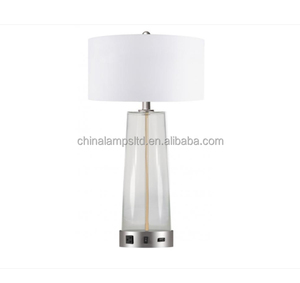 Lámpara de Escritorio Moderna para el Hogar, Estilo Chelsea Hotel, Cuerpo de Hierro, Pantalla de Tambor, Bombilla E26, HL-51515-SP5-L32D, Compatible con Camas King, Queen y Dobles - Product Image 1