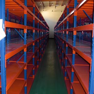 מתכת מתכווננת 5-שכבה מתכווננת ומדפים אנטי חלודה אחסון יעיל מחסן - Product Image 5