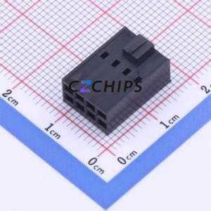 X9555H-2x04E-PT Housing (Wire-to-Board / Wire-to-Wire) P=<strong>2.</strong>54mm Connector 2x4P <strong>2.</strong>54mm 2 4 - Product Image 1