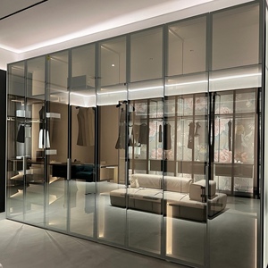 <span class=keywords><strong>Armoire</strong></span> de chambre à coucher en bois moderne de luxe personnalisée, durable, avec <span class=keywords><strong>portes</strong></span> coulissantes, <span class=keywords><strong>4</strong></span> tiroirs, facile à assembler, meubles pour hôtel, appartement, maison - Product Image 2