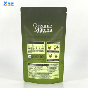 Bolsa <span class=keywords><strong>de</strong></span> Embalaje <span class=keywords><strong>de</strong></span> Alimentos Personalizada, Reutilizable, Sellada, con Cierre <span class=keywords><strong>de</strong></span> Plástico, Antiolor, para <span class=keywords><strong>Polvo</strong></span> <span class=keywords><strong>de</strong></span> Matcha y Té - Product Image 2