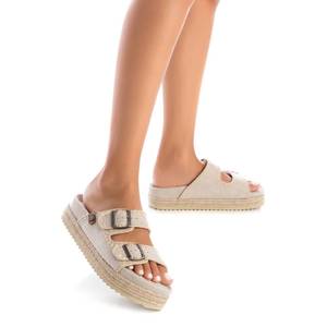 Refresh Women's Low Slipper Camel 171950 <b>Soft</b> Comfortable Home Wear - Product Image 5