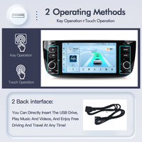 Android 13 9 / 10 pulgadas universal host car multimedia WiFi GPS Radio Bluetooth GPS car audio para KIA Toyota Nissan Volkswage