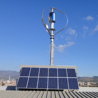 Nouvelle conception de turbine éolienne silencieuse de petite taille pour la maison, modèle Q, pales de rotor, turbine à axe vertical, générateur