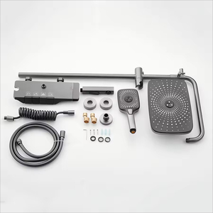 Ensemble <span class=keywords><strong>de</strong></span> robinets <span class=keywords><strong>de</strong></span> <span class=keywords><strong>douche</strong></span> mural extérieur <span class=keywords><strong>de</strong></span> luxe avec jets et modes <span class=keywords><strong>de</strong></span> pulvérisation pluie douce, design moderne, garantie 5 ans, <span class=keywords><strong>barre</strong></span> coulissante - Product Image 6