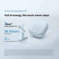 Écouteurs sans fil Redmi Buds 6 Youth Edition 5.3 avec annulation active du bruit (ANC), réduction du bruit d'appel IA, sans commande tactile