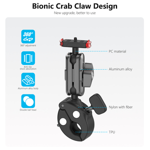 Adaptador Magnético Rápido para Montar en Bicicleta, Soporte Giratorio de <span class=keywords><strong>360</strong></span> Grados para Motocicleta, Clip para Cámara de Acción <span class=keywords><strong>Go</strong></span> <span class=keywords><strong>Pro</strong></span> <span class=keywords><strong>Hero</strong></span> - Product Image 4