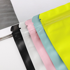 Sac à bijoux personnalisé, pochette en aluminium avec fermeture éclair mylar coloré <span class=keywords><strong>noir</strong></span>, sac en <span class=keywords><strong>plastique</strong></span> à fermeture éclair - Product Image 6