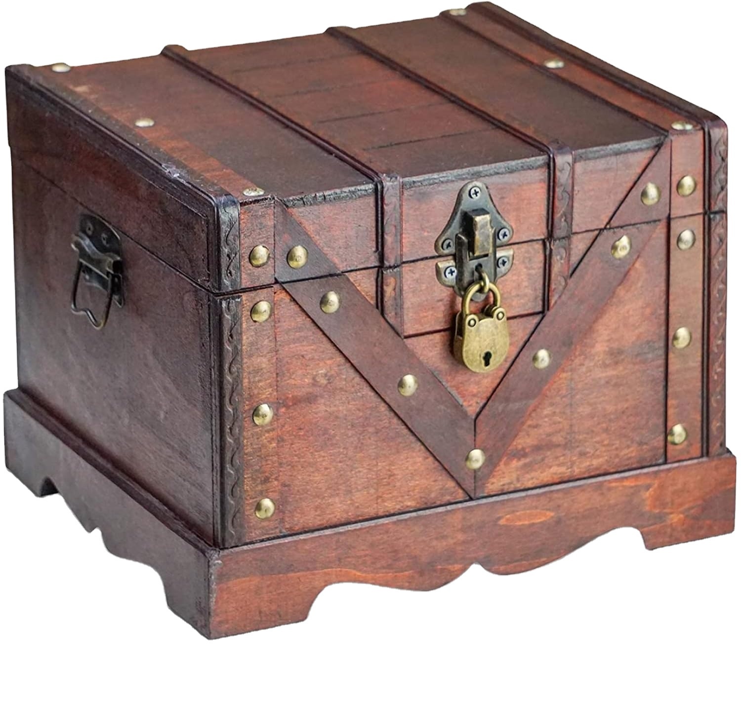 Langlebige Kiefernholz-Schatztruhe mit Schloss Einzigartige Handgefertigte Polierte Aufbewahrungsbox Vintage Dekorative Truhe| Alibaba.com