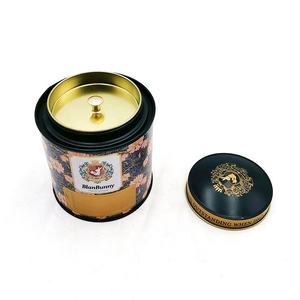 주문 음식 급료 빈 향신료 차 포장 금속 상자 레버 뚜껑 - Product Image 2