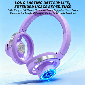 Tai nghe BT Stereo Hifi tai nghe điện thoại thông minh trò chơi sử dụng không dây Over-Ear năng động âm bass sâu tiếng ồn hủy bỏ cho Iphone - Product Image 4