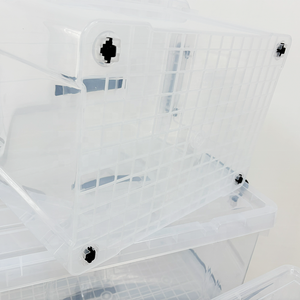 Container de Armazenamento de Plástico Durável com Rodas para Cozinha, OEM Direto da Fábrica, Ideal para Armazenamento de Alimentos a Granel - Product Image 4