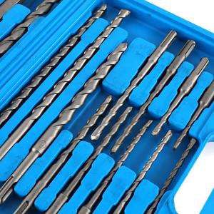 مجموعة لقم حفر كهربائية SDS Plus بطرف كربيدي مفرد، مجموعة لقم حفر مطرقية للطوب والخرسانة - Product Image 2