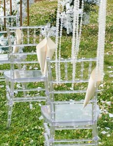 Chaise élégante de <span class=keywords><strong>mariage</strong></span> Chiavari en acrylique et cristal clair pour banquet de <span class=keywords><strong>mariage</strong></span>, hôtel, intérieur et extérieur de luxe - Product Image 6