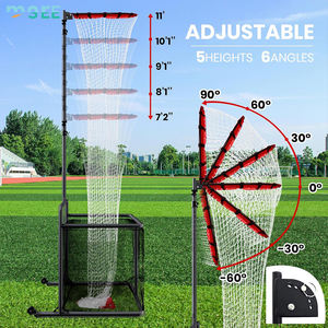 Equipo de Práctica de Voleibol SeeMore con 5/6 Ajustes de Ángulo y Altura con <span class=keywords><strong>Bolsa</strong></span> de Recolección y <span class=keywords><strong>Bolsa</strong></span> de Transporte - Product Image 4
