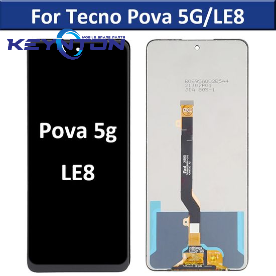 For Tecno Pova 5g LE8 Display Lcd Display Touch Screen for Tecno Pova 5g LE8 Screen Replacement