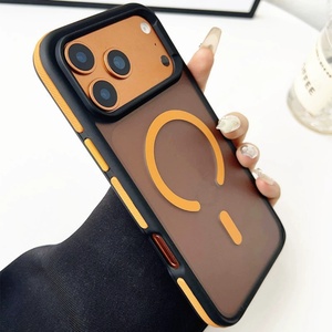 เคสสำหรับ iPhone 17 Pro Max แบบแม่เหล็ก  เคสโทรศัพท์แบบใส  สัมผัสนุ่ม  ป้องกันการกระแทก  เคสโทรศัพท์แบบด้าน  ฝาหลังโทรศัพท์มือถือแบบด้าน - Product Image 6