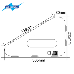 Bateria de lítio triangular para bicicleta elétrica, 36v, 48v, 52v, 10ah, 15ah, 20ah, 25ah, 30ah, bateria de alta capacidade para bicicleta elétrica - Product Image 2