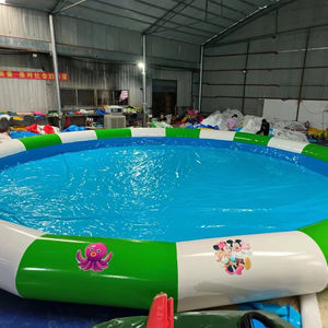 Videur gonflable de tour de parc d'attractions pour des enfants commerciaux avec le château plein d'entrain combiné d'eau de glissière videur gonflable - Product Image 3