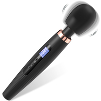 Vibromasseur électrique puissant à affichage LCD, baguette magique, jouets sexuels, masseur personnel rechargeable pour femmes