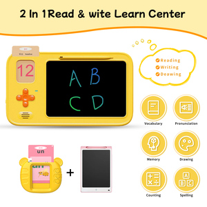 Hete Verkoop 2-7 Jaar Kinderen Educatief Praten Flash Kaarten Schrijfbord Kinderen 224 Zicht Lcd Schrijven Tablet Kind Tekening Speelgoed - Product Image 2