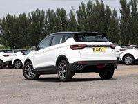 GEELY Coolray SUV 1.4T Turbo LHD Voitures d'occasion Chine 2021 Automatique Sièges en cuir Pneus R18 Intérieur foncé Faible kilométrage