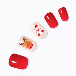 Calcomanía redonda regular de Navidad alegre de Dessing Diva - Product Image 1