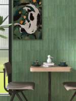 Carreaux de céramique vitrifiés de luxe 50x200mm, motif plume intégrale, finition mate, résistants aux acides et antidérapants, pour salles de bain et spas modernes