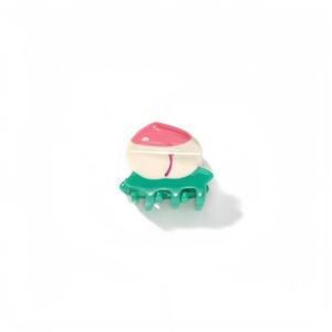 Pince à cheveux mini personnalisée en acétate ZOYU, motif dessin animé, fruits, papillon, canard, divers accessoires pour cheveux pour femmes - Product Image 2