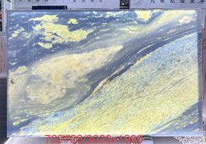 แผ่นหินอ่อนคริสตัลสีน้ำเงินธรรมชาติขัดเงาหรูหราทันสมัย ทนทาน เหมาะสำหรับตกแต่งผนังโรงแรม - Product Image 6