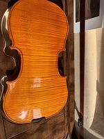 Personnalisé érable flammé bois massif main gauche violon 5 cordes violon personnalisé haut niveau