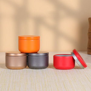Petits ronds/carrés <span class=keywords><strong>Orange</strong></span> or bonbons épices emballage de thé en vrac boîtes à thé boîte à thé - Product Image 2