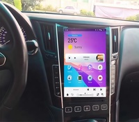 Pemutar DVD Mobil Layar Sentuh 12.1 Inci, Navigasi GPS Otomatis, Radio Multimedia Android untuk Tesla Infiniti Q50 Q50L 2010-2017