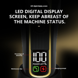 Máy Cắt Tóc Chuyên Nghiệp Kemei Max Km-8572 Pro Luxury, Hộp Nhựa Cao Cấp KM2373, Bộ Cắt Tóc Không Dây 3 trong 1 với Đế Sạc Điện - Product Image 6