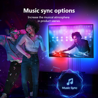 Bande de rétroéclairage LED RVB intelligente pour téléviseur avec boîtier de synchronisation, pour une immersion immersive et un éclairage ambiant magique – Fournisseur en ligne