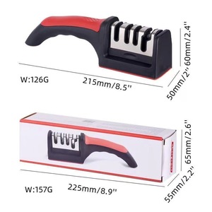 Affûteur de couteaux en céramique 3/4 étapes, très populaire, gadget de cuisine pratique avec fonction détachable pour un affûtage efficace - Product Image 6
