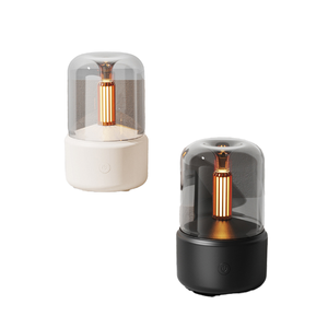 Portable Ultrasonic Aroma Diffuser With LED Lighting Black And White Plastic Household <b>Essential</b> <b>Oil</b> <b>Humidifier</b> - Product Image 1