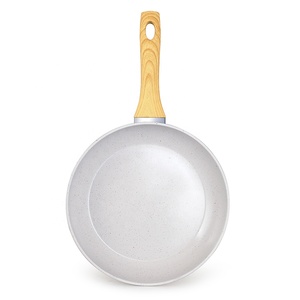 Design minimalista padella antiaderente in alluminio da cucina pentole da cucina in alluminio con manico in bachelite - Product Image 2