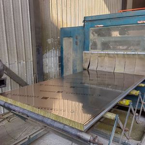 Paneles <span class=keywords><strong>de</strong></span> sándwich <span class=keywords><strong>de</strong></span> lana <span class=keywords><strong>de</strong></span> roca aislantes <span class=keywords><strong>de</strong></span> pared, aislamiento ignífugo <span class=keywords><strong>de</strong></span> <span class=keywords><strong>alta</strong></span> <span class=keywords><strong>densidad</strong></span>, Panel sándwich <span class=keywords><strong>de</strong></span> lana <span class=keywords><strong>de</strong></span> roca ignífugo <span class=keywords><strong>de</strong></span> grado A1 barato - Product Image 2